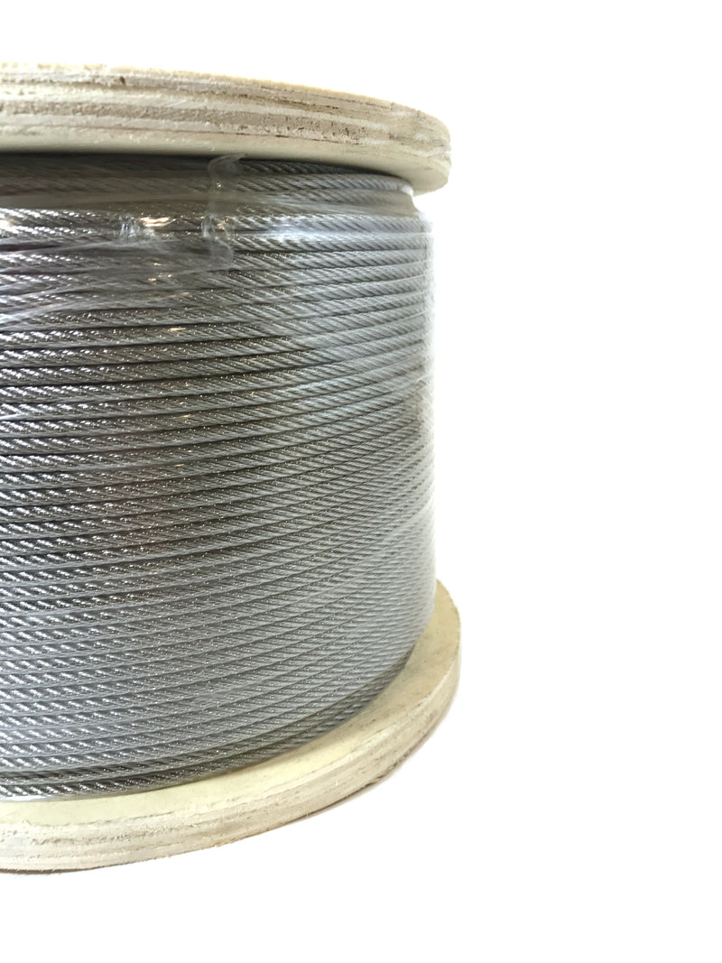 7x7 Stainless Steel Cable 1/8" - 500ft reel - PanoRAIL®