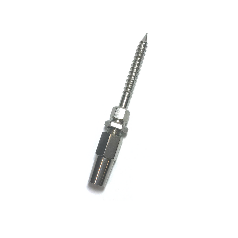 Muzata 60Pack Hand Swage Threaded Stud Tensioner 1/8 Cable Railing Kit Muzata 60Pack Hand Swage Threaded Stud Tensioner 1/8 Cable Railing Kit